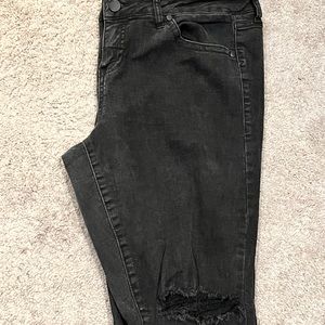 Torrid black distressed jeans